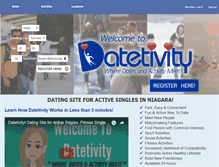 Tablet Screenshot of datetivity.com